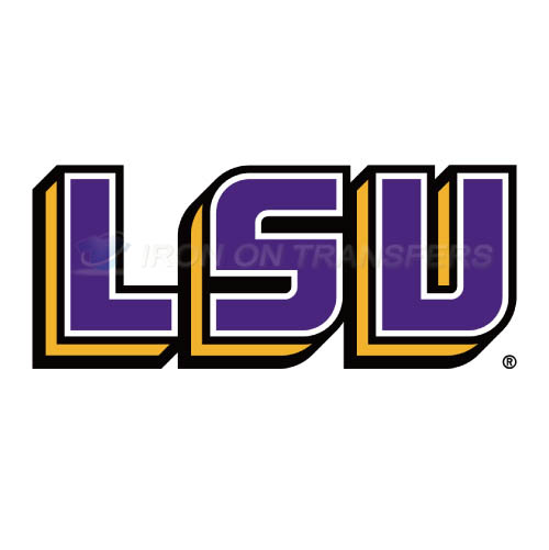 LSU Tigers Logo T-shirts Iron On Transfers N4923 - Click Image to Close